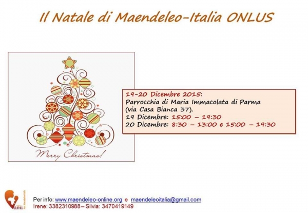 Parma - AMI – Il Natale di Maendeleo Italia Onlus